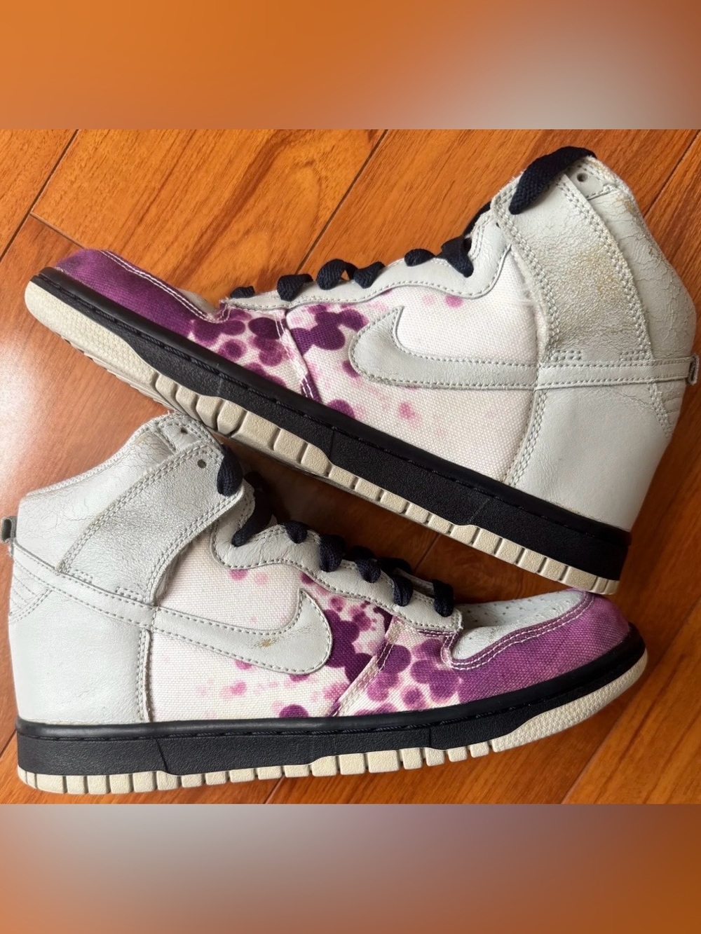 Nike Womenโs Dunk High โPaint Blotting Packโ Size 8.5
